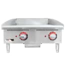 APW Wyott EG-24S 24" Electric Griddle w/ Thermostatic Controls - 3/4" Steel Plate, 208v/1ph thumbnail 3