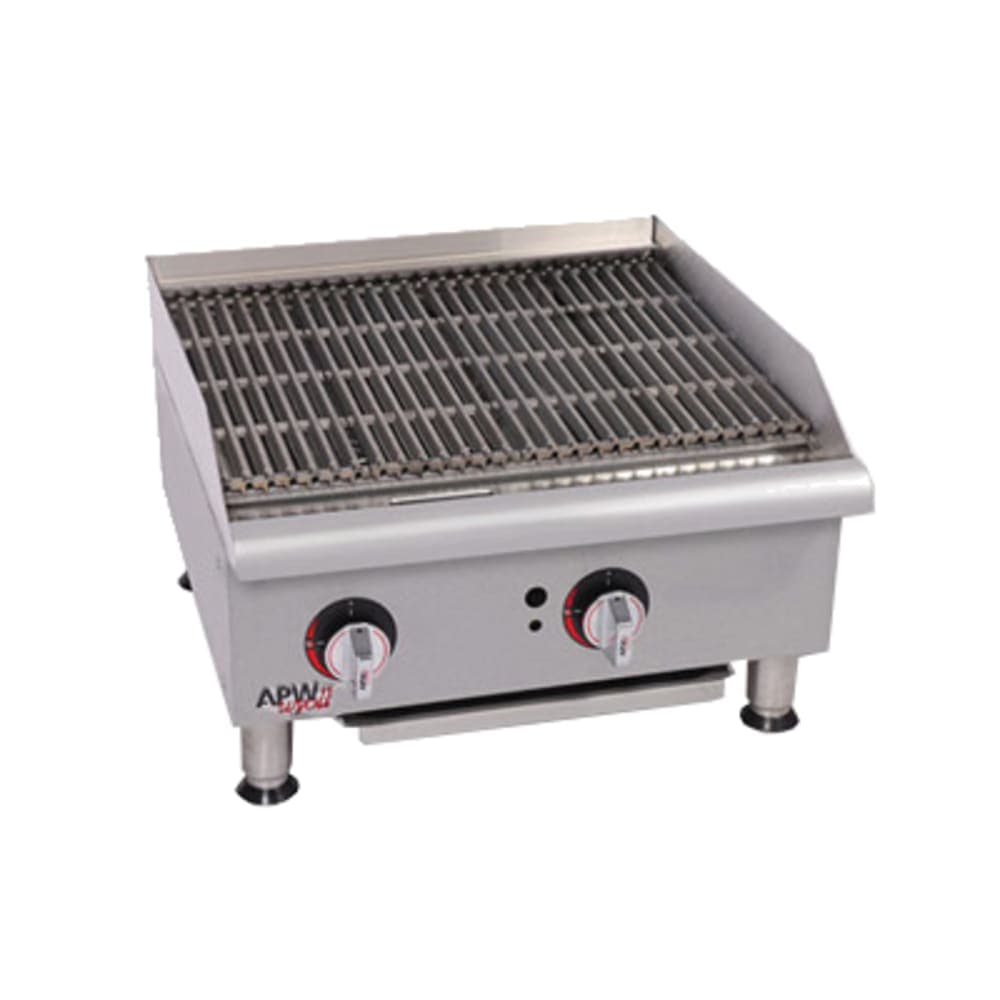 APW Wyott GCRB-48S 48" Gas CharRock Broiler w/ Cast Iron Grates, Liquid Propane