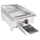 APW Wyott GGM-18S 18" Gas Griddle w/ Manual Controls - 3/4" Steel Plate, Natural Gas thumbnail 2