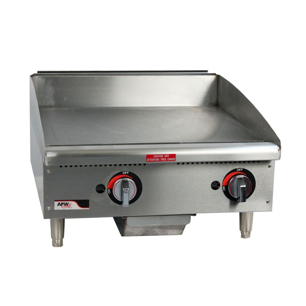 APW Wyott GGM-36S 36" Gas Griddle w/ Manual Controls - 1" Steel Plate, Liquid Propane