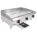 APW Wyott GGM-36S 36" Gas Griddle w/ Manual Controls - 1" Steel Plate, Liquid Propane thumbnail 2