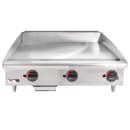 APW Wyott GGM-36S 36" Gas Griddle w/ Manual Controls - 1" Steel Plate, Liquid Propane thumbnail 3