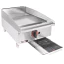 APW Wyott GGT-18S 18" Gas Griddle w/ Thermostatic Controls - 3/4" Steel Plate, Natural Gas thumbnail 2