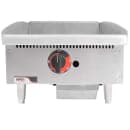 APW Wyott GGT-18S 18" Gas Griddle w/ Thermostatic Controls - 3/4" Steel Plate, Natural Gas thumbnail 3