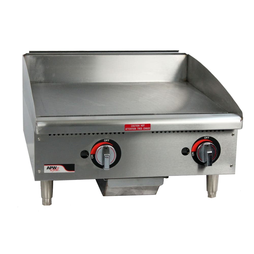 APW Wyott GGT-36S 36" Gas Griddle w/ Thermostatic Controls - 1" Steel Plate, Liquid Propane