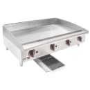 APW Wyott GGT-48S 48" Gas Griddle w/ Thermostatic Controls - 1" Steel Plate, Natural Gas thumbnail 2