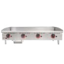 APW Wyott GGT-48S 48" Gas Griddle w/ Thermostatic Controls - 1" Steel Plate, Natural Gas thumbnail 3