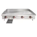 APW Wyott GGT-48S 48" Gas Griddle w/ Thermostatic Controls - 1" Steel Plate, Natural Gas thumbnail 4