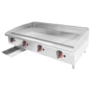 APW Wyott GGT-48S 48" Gas Griddle w/ Thermostatic Controls - 1" Steel Plate, Natural Gas thumbnail 6