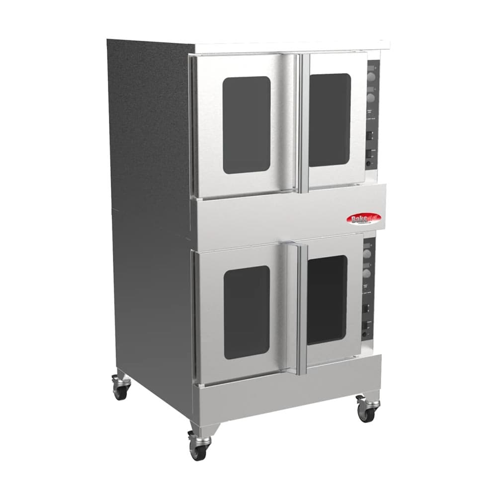 Bakemax BADCO5E Double Full Size Electric Convection Oven - 22kW, 240v/1ph