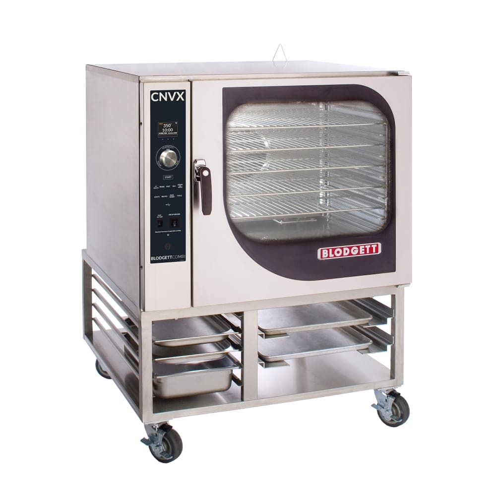 Blodgett CNVX-14E Single Full Size Electric Convection Oven - Stacking Hardware & Casters, 19kW, 208v/3ph