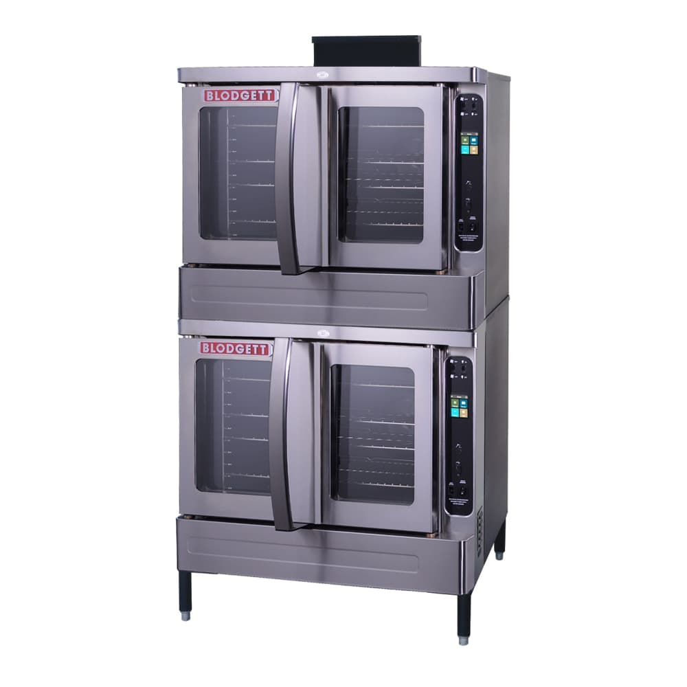 Blodgett DFG-200 DBL Bakery Depth Double Full Size Liquid Propane Gas Convection Oven - 120,000 BTU