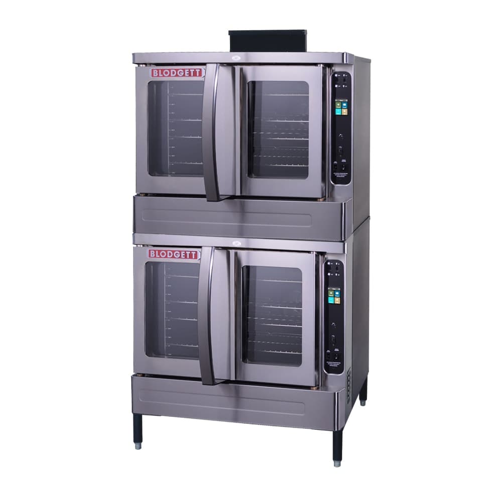 Blodgett DFG-200 Bakery Depth Double Full Size Natural Gas Convection Oven - 60,000 BTU