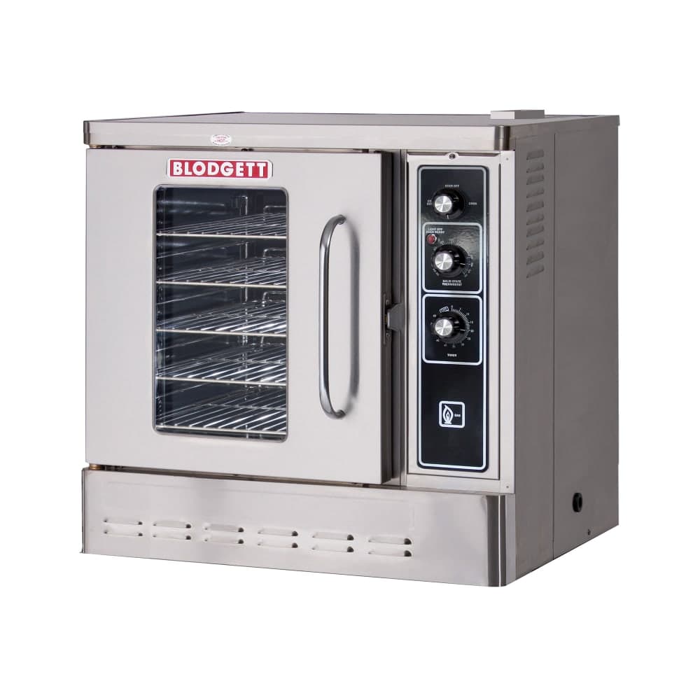 Blodgett DFG-50 BASE Single Half Size Natural Gas Convection Oven - 27,500 BTU