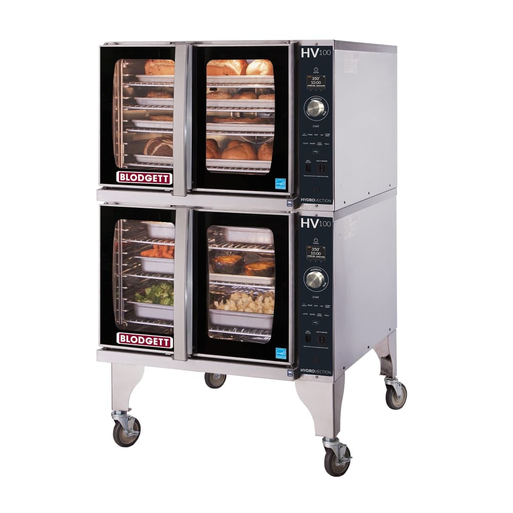 Blodgett HV-100G HydroVection™ Double Full Size Natural Gas Convection Oven - 60,000 BTU