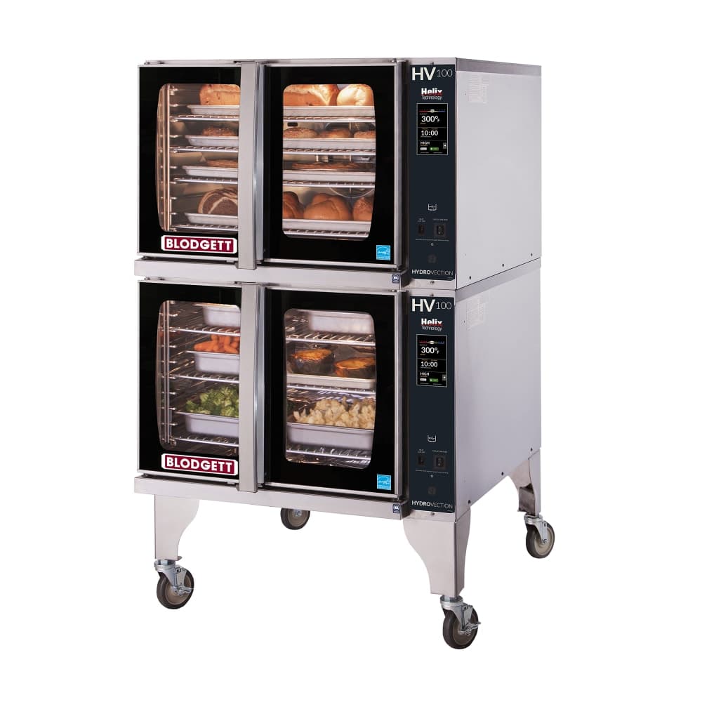 Blodgett HVH-100E DBL HydroVection™ Double Full Size Electric Convection Oven - 30kW, 240v/3ph