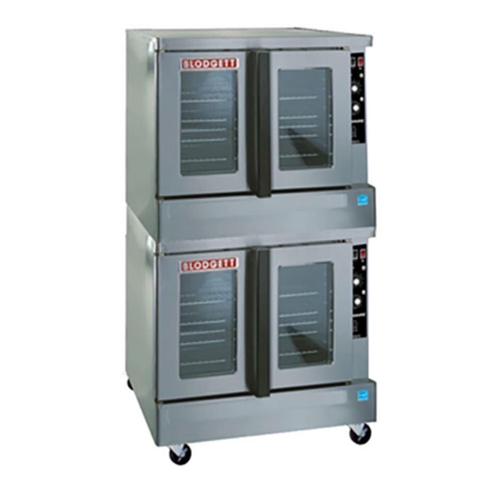 Blodgett ZEPH-200-EDBL Bakery Depth Double Full Size Electric Convection Oven - 11kW, 480v/3ph