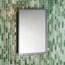 Bobrick B-165 2430 Channel-Frame Mirror, 24" X 30", 430 Stainless thumbnail 2