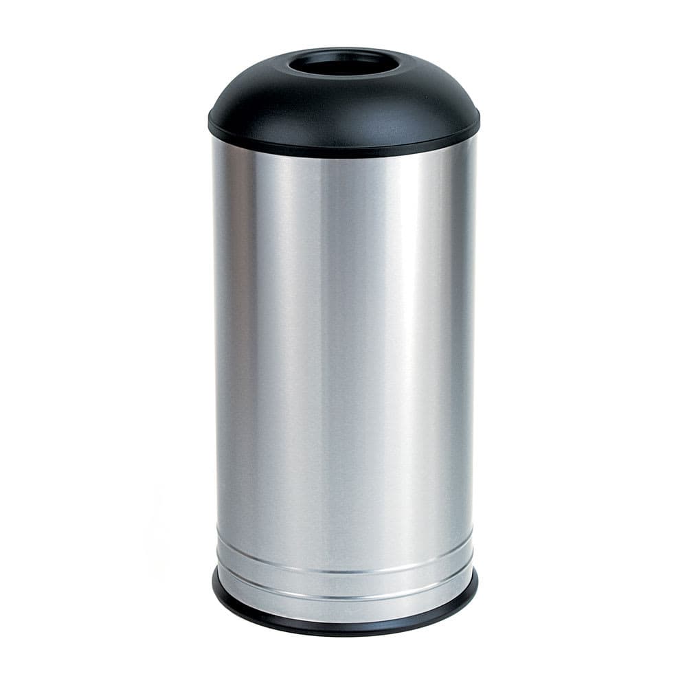Bobrick B-2300 18 Gallon Standing Bathroom Trash Can w/ Dome Top