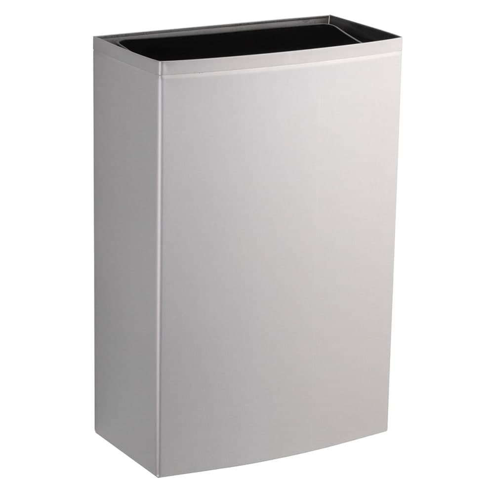Bobrick B-277 12 3/4 gal SurfaceMounted Waste Receptacle, Stainless