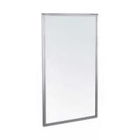 Bobrick B-290 1836 Welded-Frame Mirror w/ Beveled Frame Edge, Stainless thumbnail 3