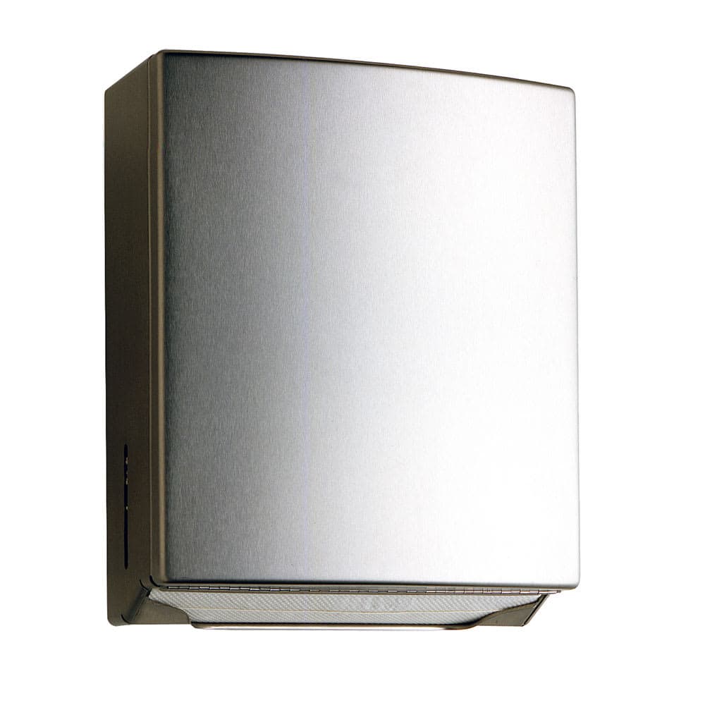 Bobrick B4262 Surface Mount Paper Towel Dispenser w/ 400 C Fold Capacity, Stainless