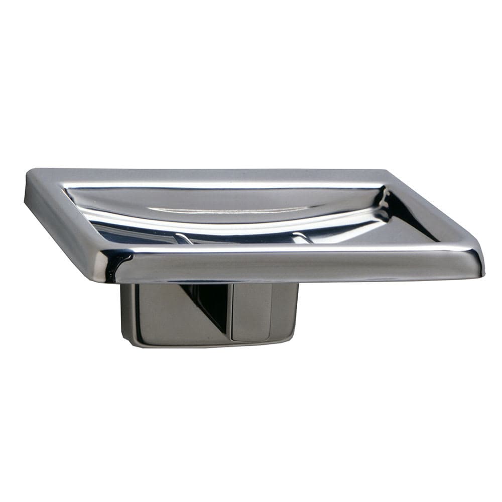 Bobrick B680 Classic Series Surface Mounted Soap Dish, Polished Stainless