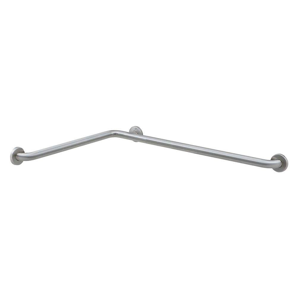 Bobrick B-68616 Two Wall Grab Bar, 1 1/2"Diameter, 24"W, 36"D