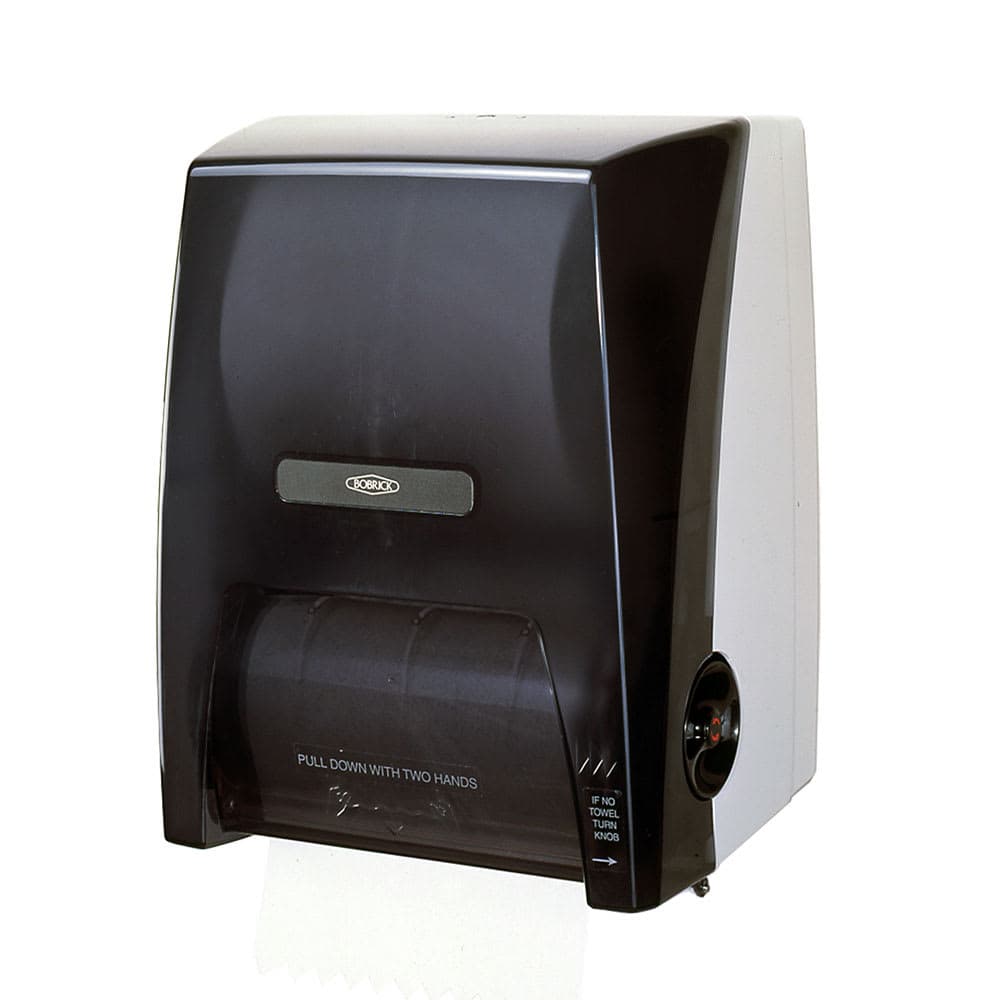 Bobrick B-72860 Surface Mount Roll Paper Towel Dispenser - Plastic, Black