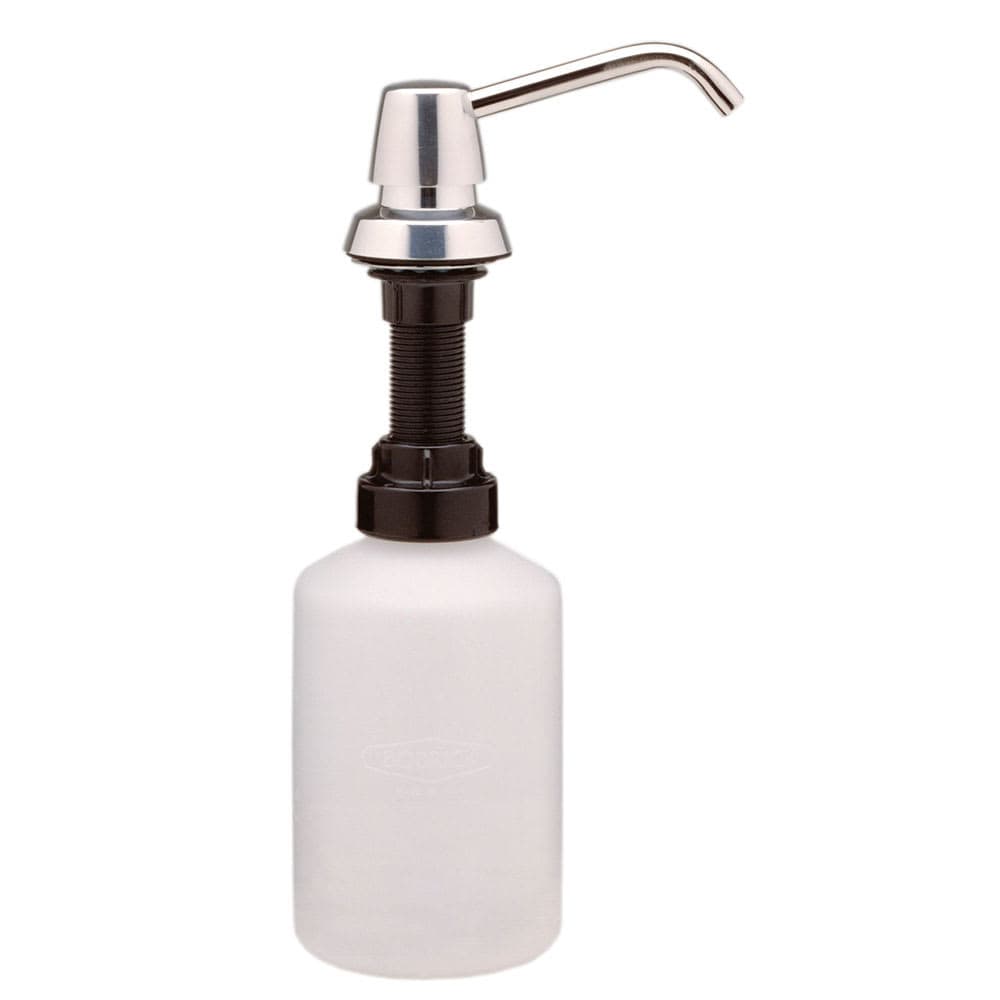 Bobrick B8221 Counter Mounted Soap Dispenser, 4" Spout for Counters Up To 1" Thick
