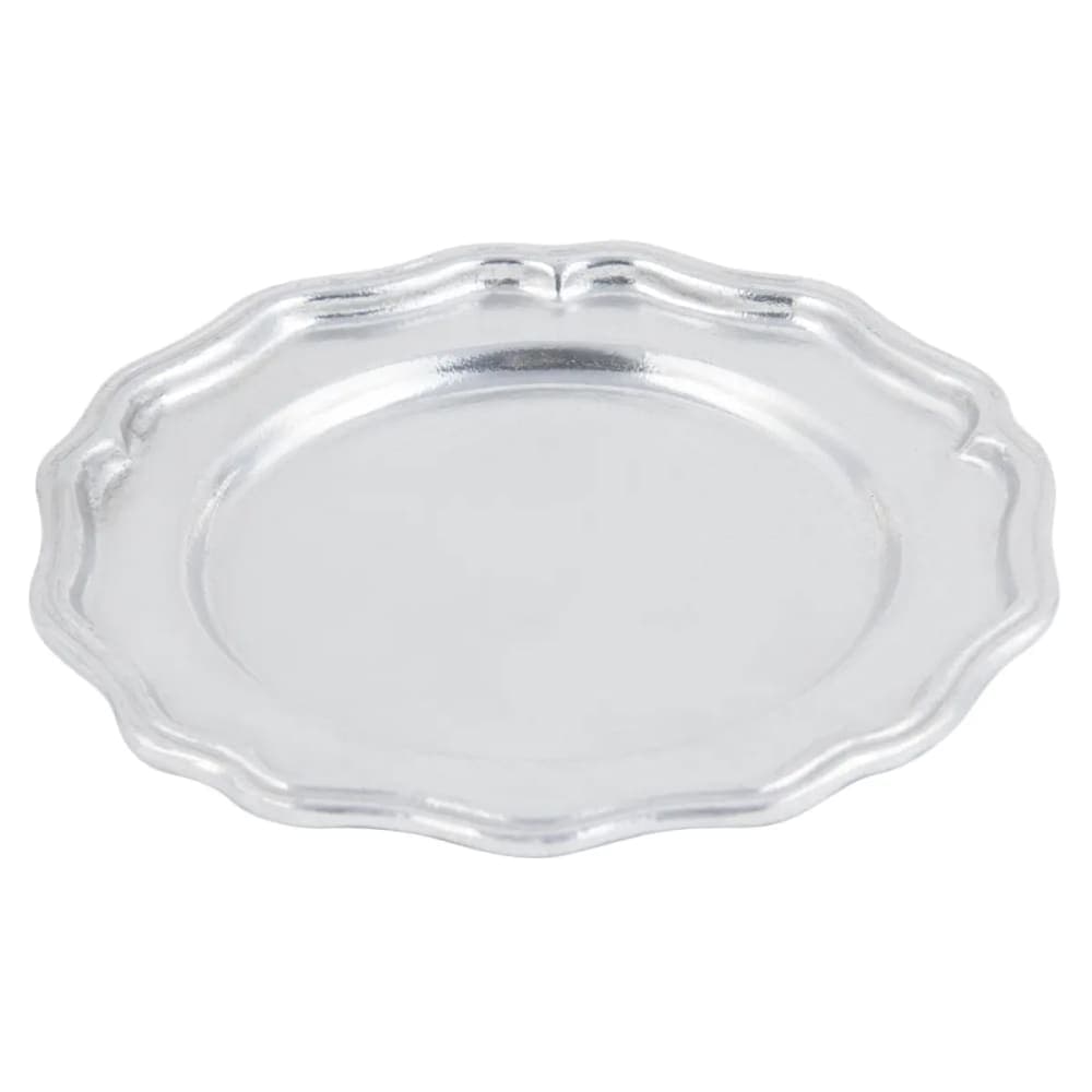 Bon Chef 1032 7" Bread & Butter Plate, Aluminum/Pewter-Glo