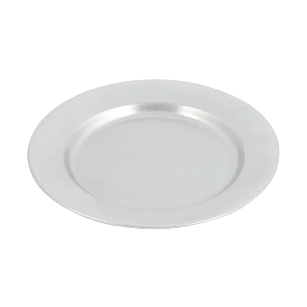 Bon Chef 1043 10 1/2" Dinner Plate, Contemporary, Aluminum/Pewter Glo