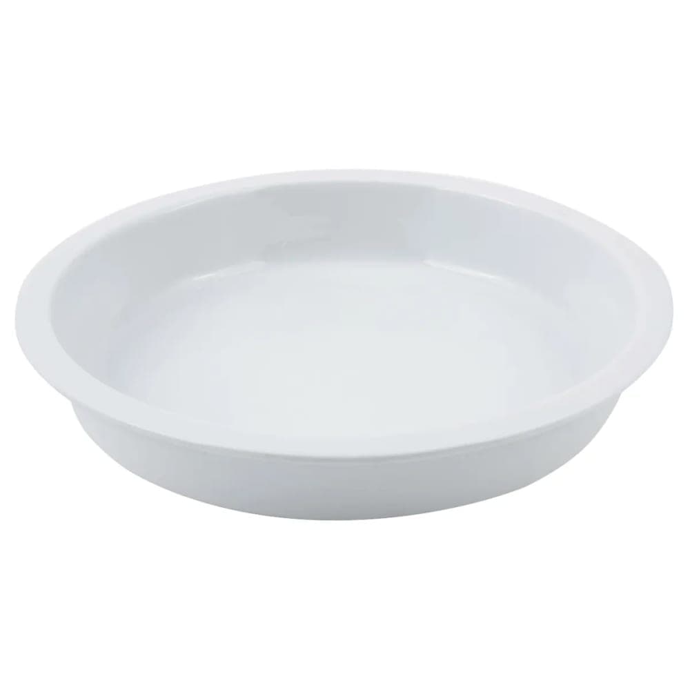 Bon Chef 12018 15 1/4" Round Chafer Food Pan, Ceramic