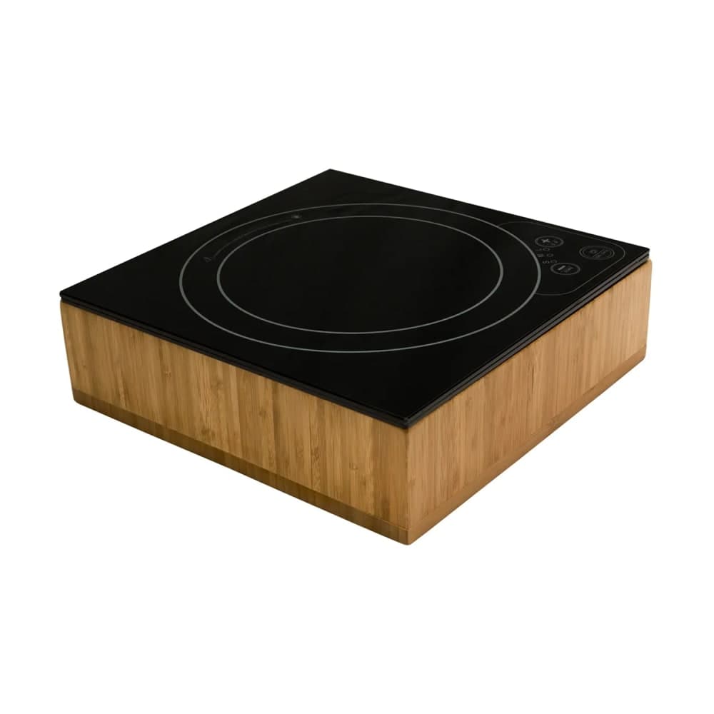 Bon Chef 12086BOX 11 7/8" Square Induction Range Box for 12086, Bamboo