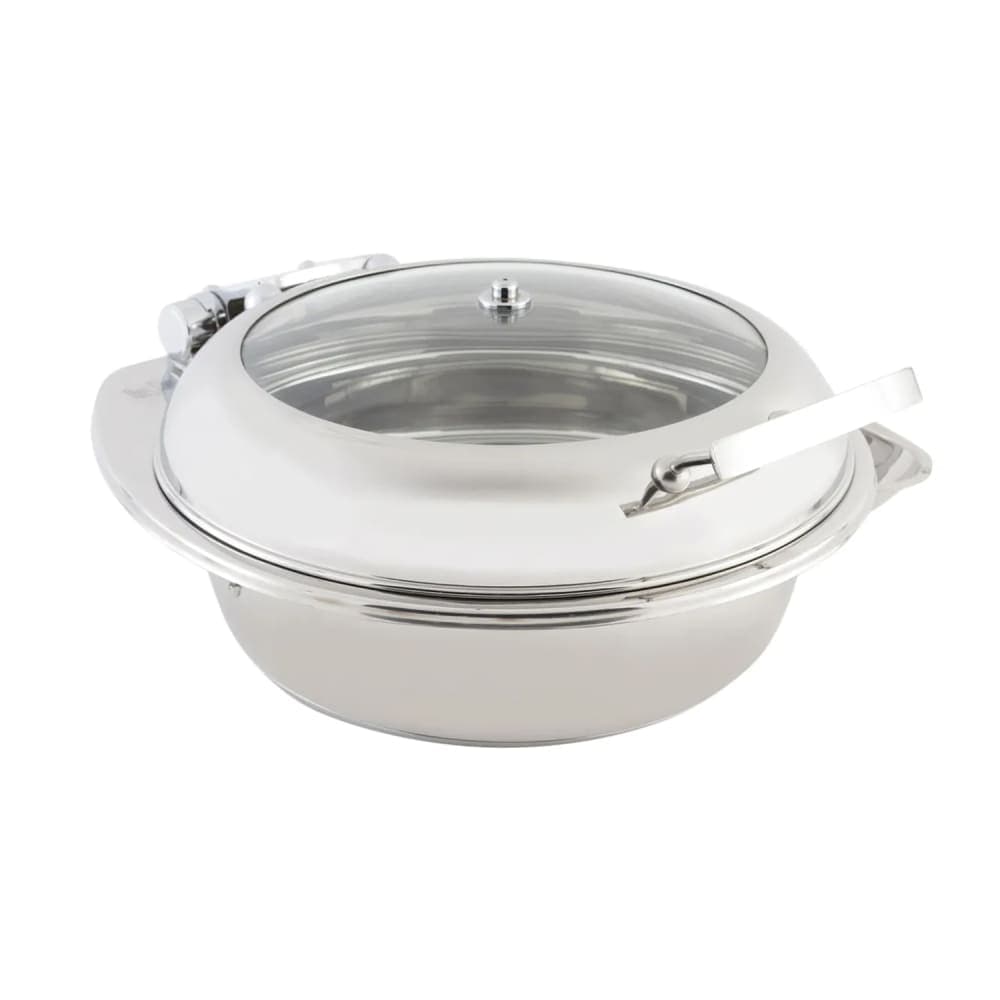 Bon Chef 20300 Round Chafer w/ Hinged Lid & Induction Heat