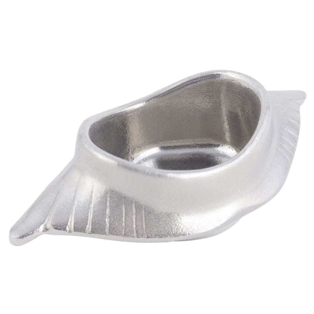 Bon Chef 5041 6" Crab Shell Dish, Aluminum/Pewter-Glo
