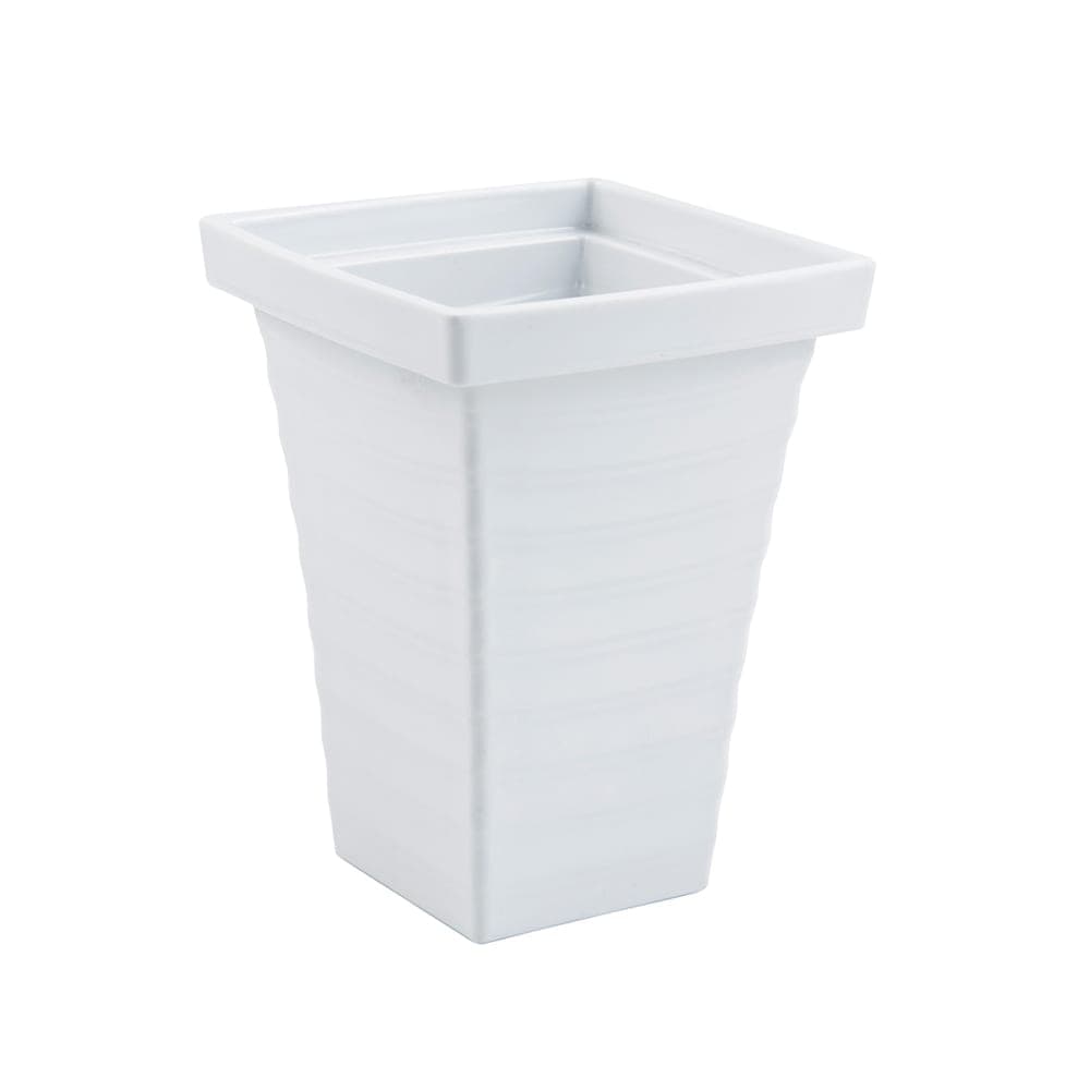 Bon Chef 53107 2 qt Square Melamine Serving Bowl, White