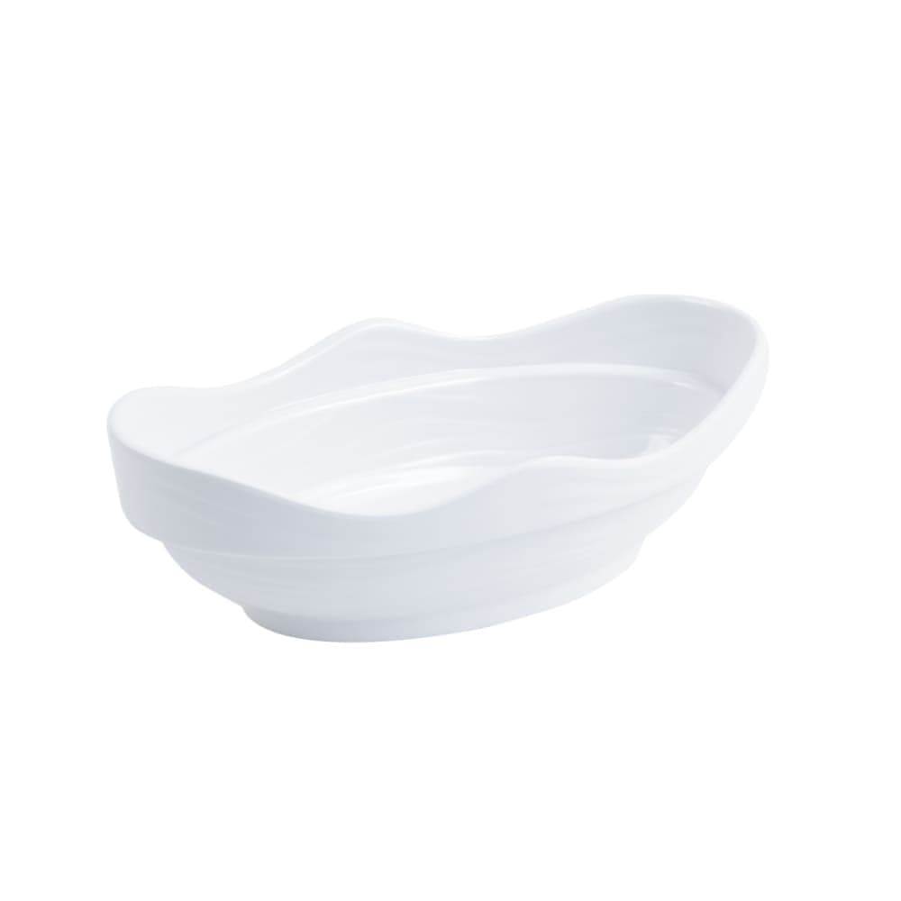 Bon Chef 53207 2 qt Oval Melamine Serving Bowl, White