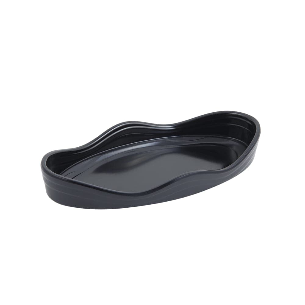 Bon Chef 53208 24 oz Oval Melamine Serving Bowl, Black