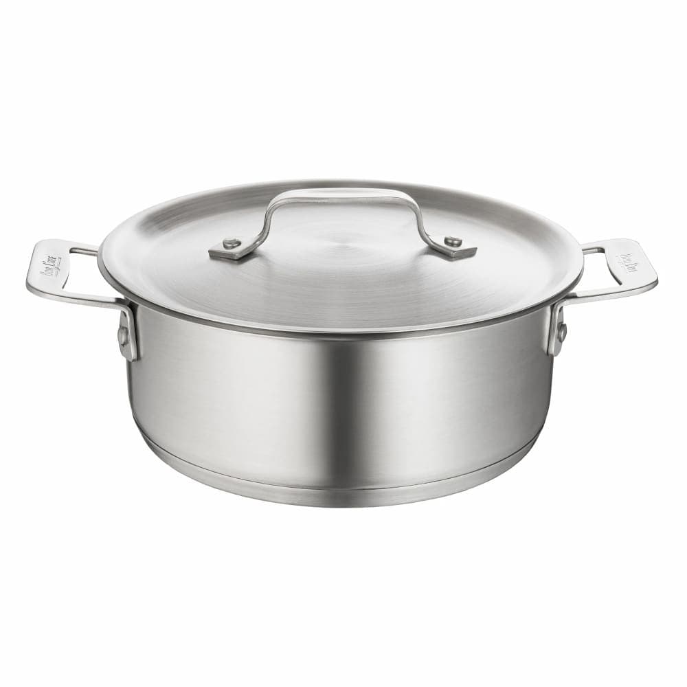 Bon Chef 60000 3 qt Round Cucina Casserole Dish - Stainless Steel, Silver