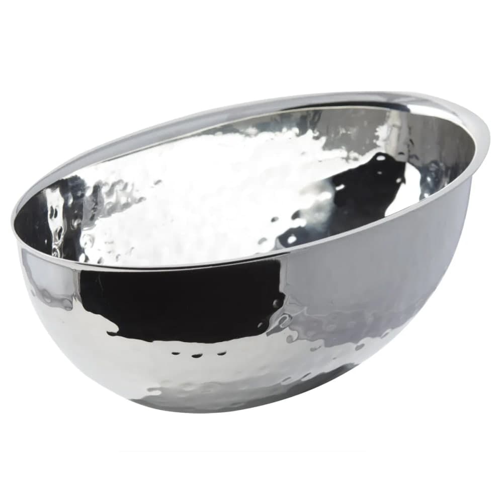 Bon Chef 61213 6 4/5" Nut Bowl, Stainless w/ Hammered Finish