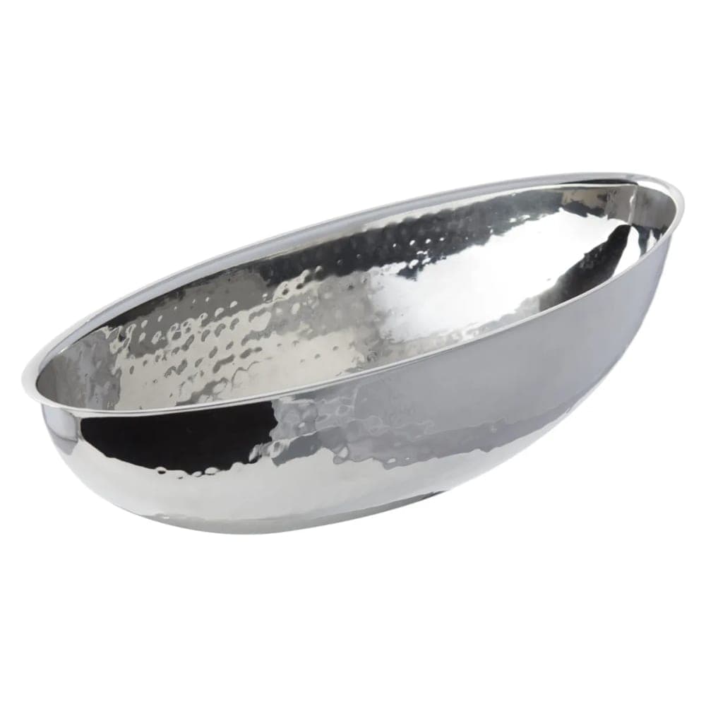 Bon Chef 61215 11 1/5" Nut Bowl, Stainless w/ Hammered Finish