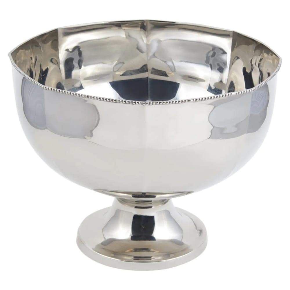 Bon Chef 61322 14" Round Punch Bowl w/ Pedestal, Stainless
