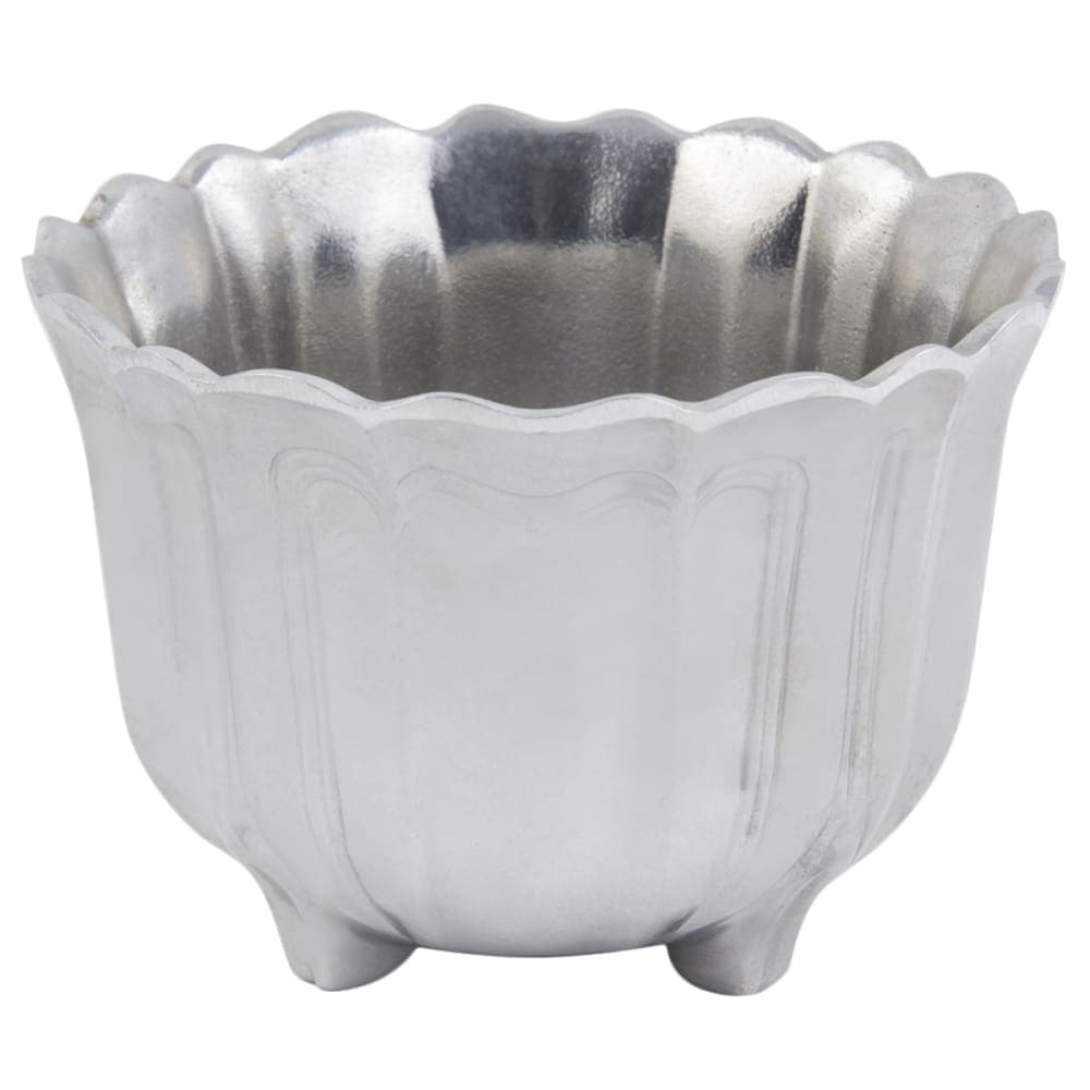 Bon Chef 9057 3 1/2 qt Garnish Bowl, Aluminum/Pewter Glo