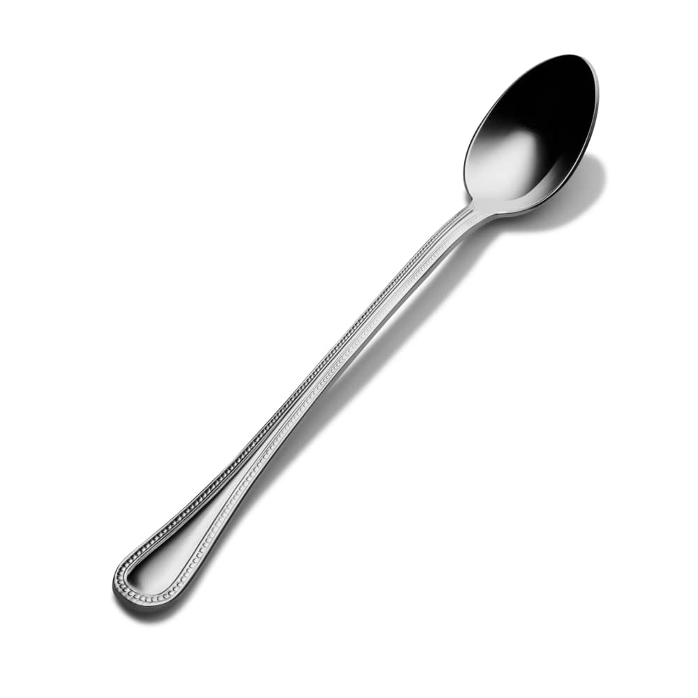 Bon Chef S1002 7 39/100" Iced Tea Spoon with 18/10 Stainless Grade, Sombrero Pattern