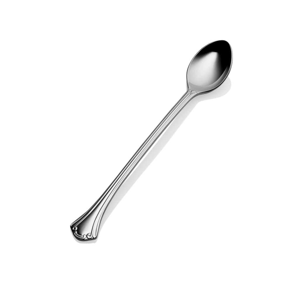 Bon Chef S2102 7 7/10" Iced Tea Spoon with 18/10 Stainless Grade, Breeze Pattern