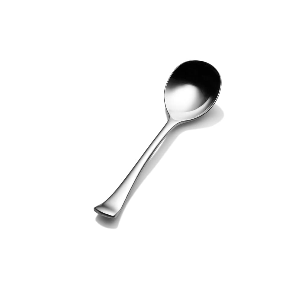 Bon Chef S3201 6 3/8" Bouillon Spoon with 18/8 Stainless Grade, Aspen Pattern