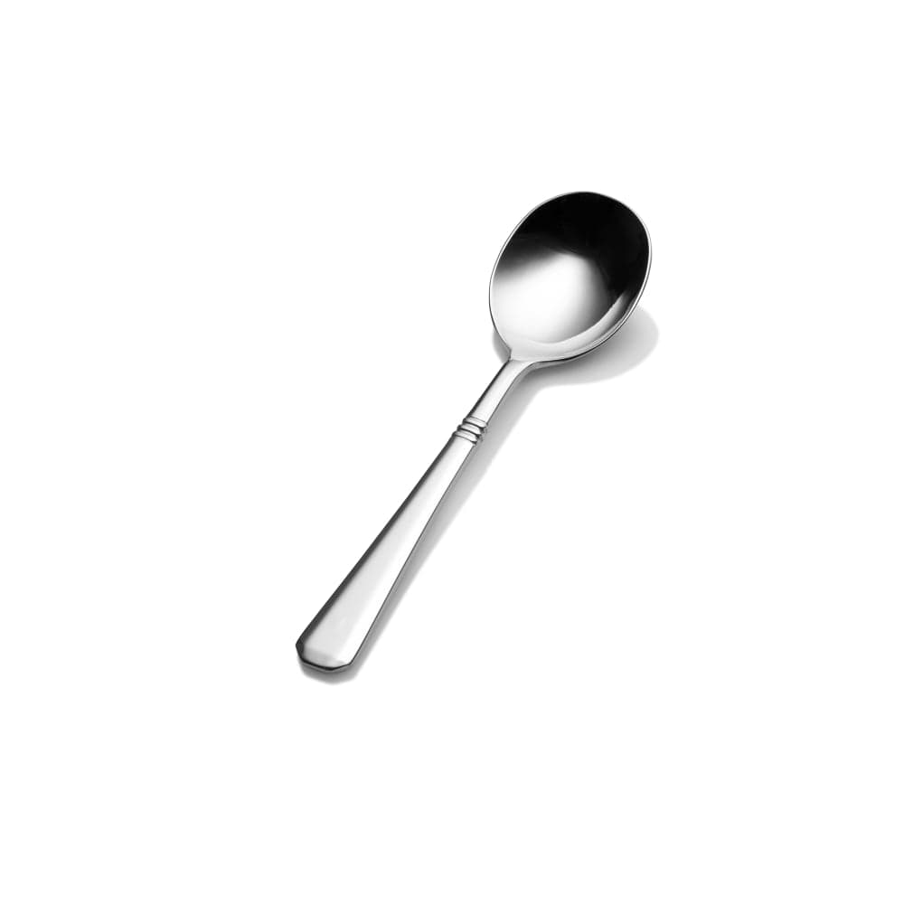 Bon Chef S3401 6.69" Bouillon Spoon with 18/8 Stainless Grade, Cordoba Pattern