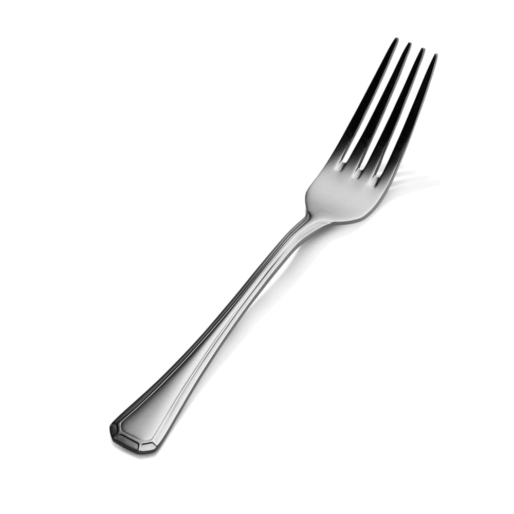 Bon Chef S505 7.5" Dinner Fork with 18/10 Stainless Grade, Prism Pattern