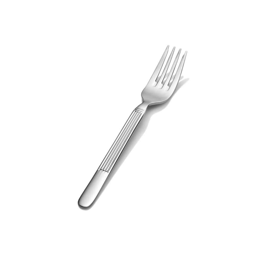 Bon Chef SBS3607 7 2/3" Salad Fork with 18/0 Stainless Grade, Apollo Pattern